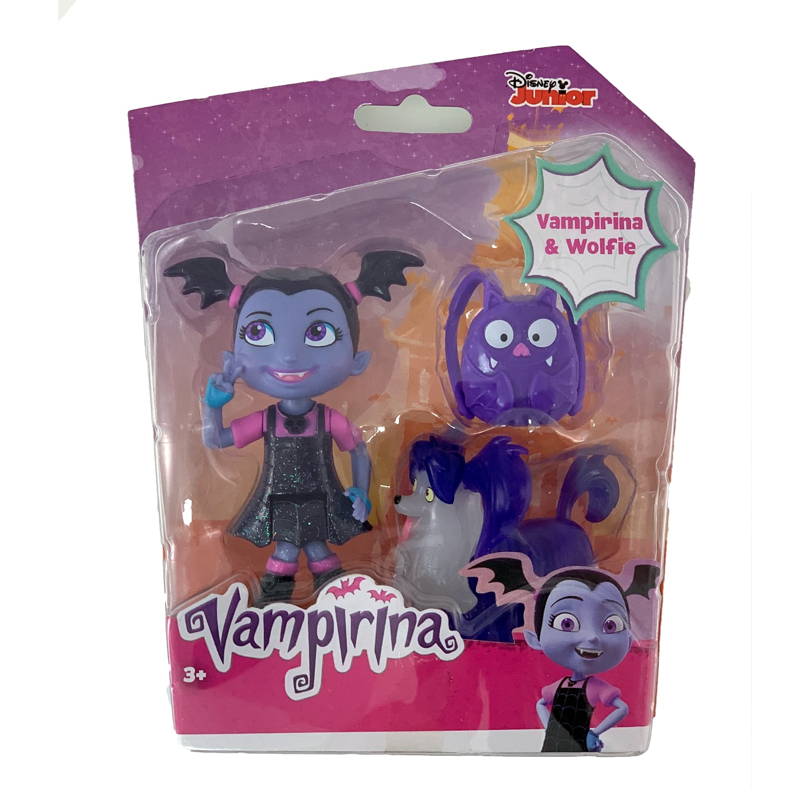 vampirina_und_wolfie_1 Disney Junior Vampirina und Wolfie Puppe mit Rucksack und Hund