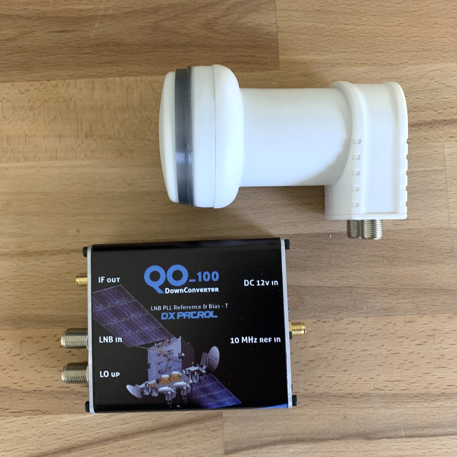 QO-100 RX-Set - Downconverter (IF:28MHz, 144Mhz, 432Mhz und 1296Mhz) QO-100 RX-Set - Downconverter (IF:28MHz, 144Mhz, 432Mhz und 1296Mhz)