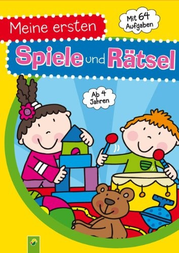 temp950 Meine ersten Spiele und Rätsel Kinderarbeitsblock ab 4 Jahren