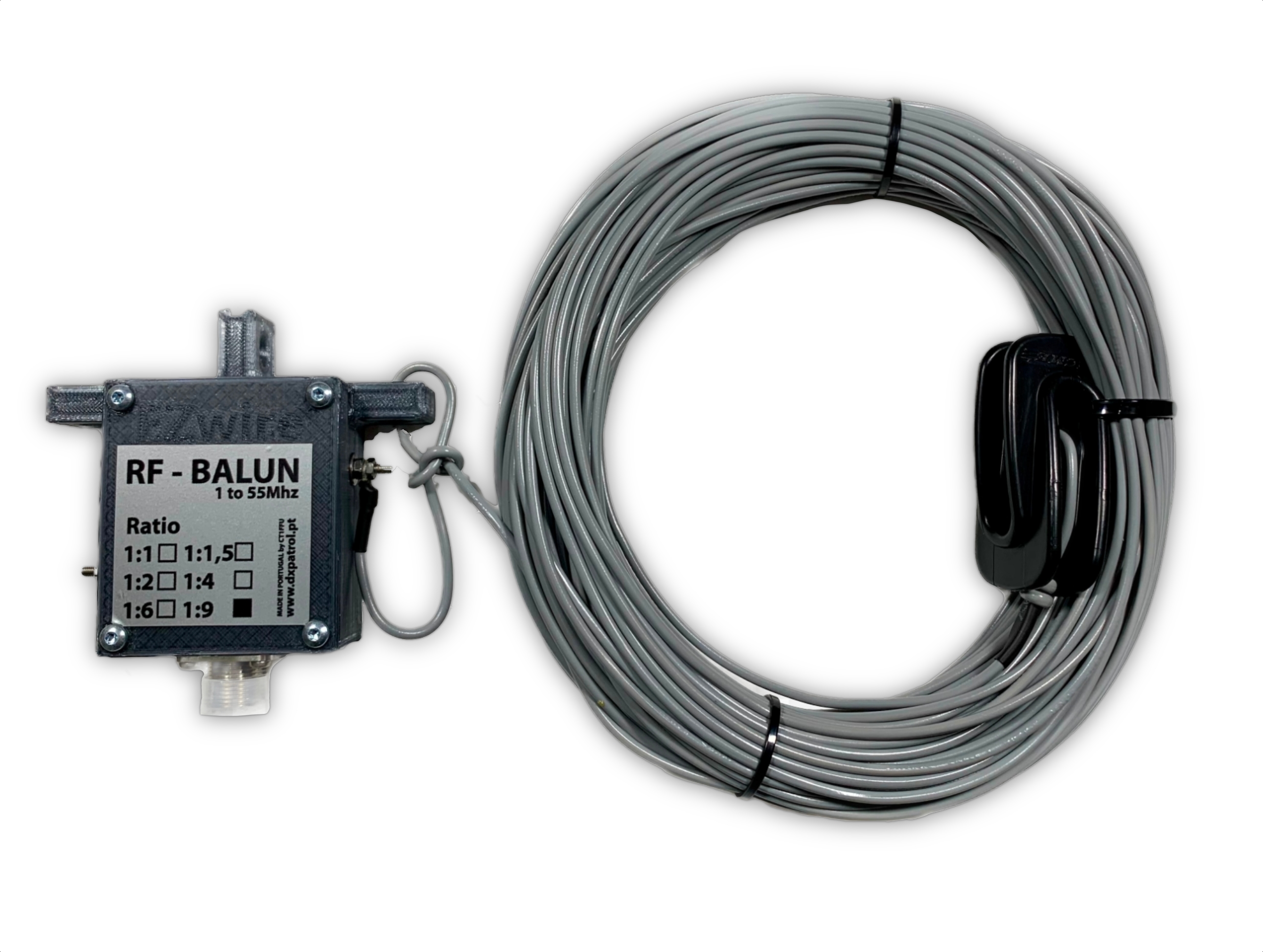 500 W 16,2m Multiband Dipol endgespeist 1:9 Balun EZwire 10m - 80 (160)m L:16,2M 500 W 16,2m Multiband Dipol endgespeist 1:9 Balun EZwire 10m - 80 (160)m L:16,2M