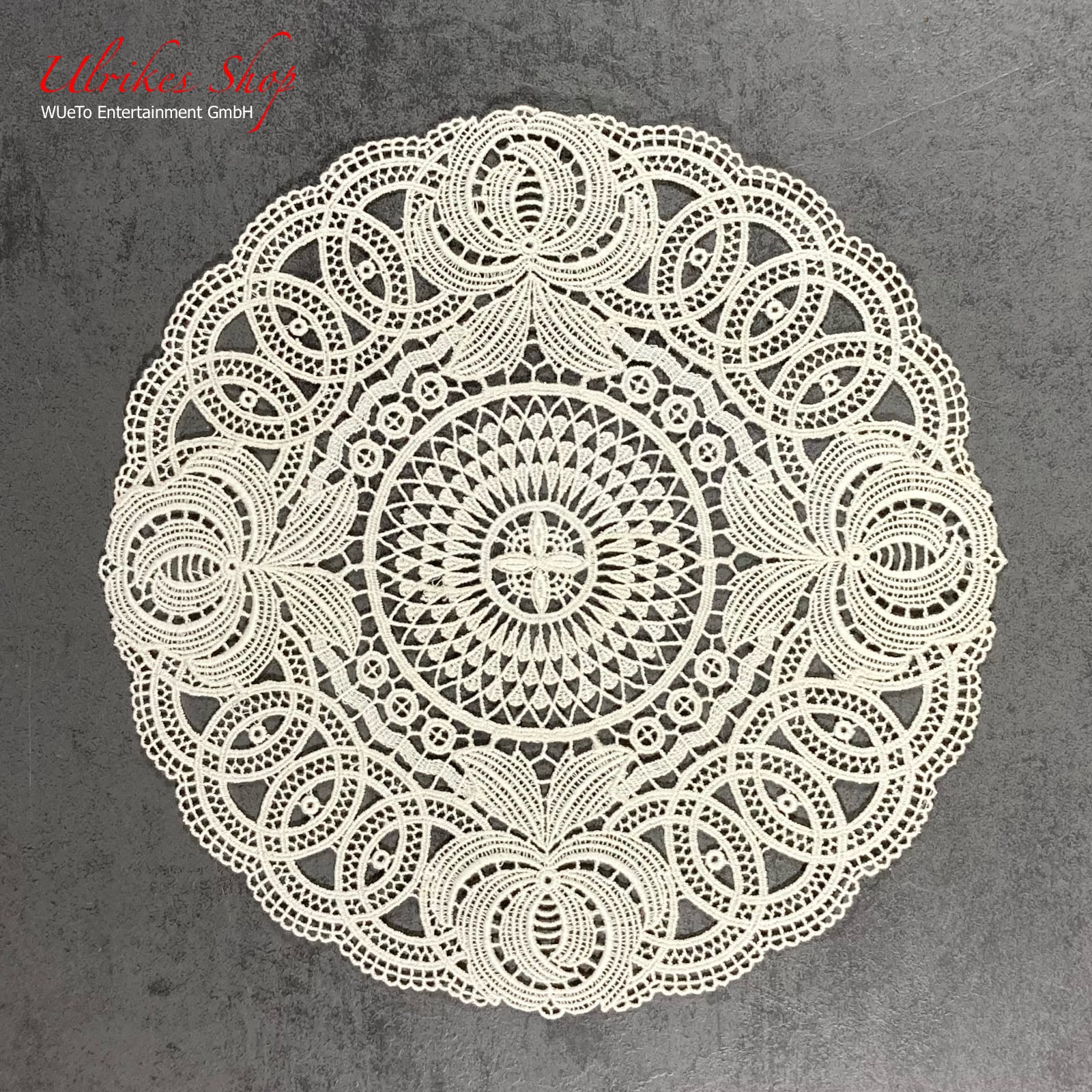 Echte Plauener Spitze - Deckchen ø 24cm Echte Plauener Spitze - Deckchen ø 24cm