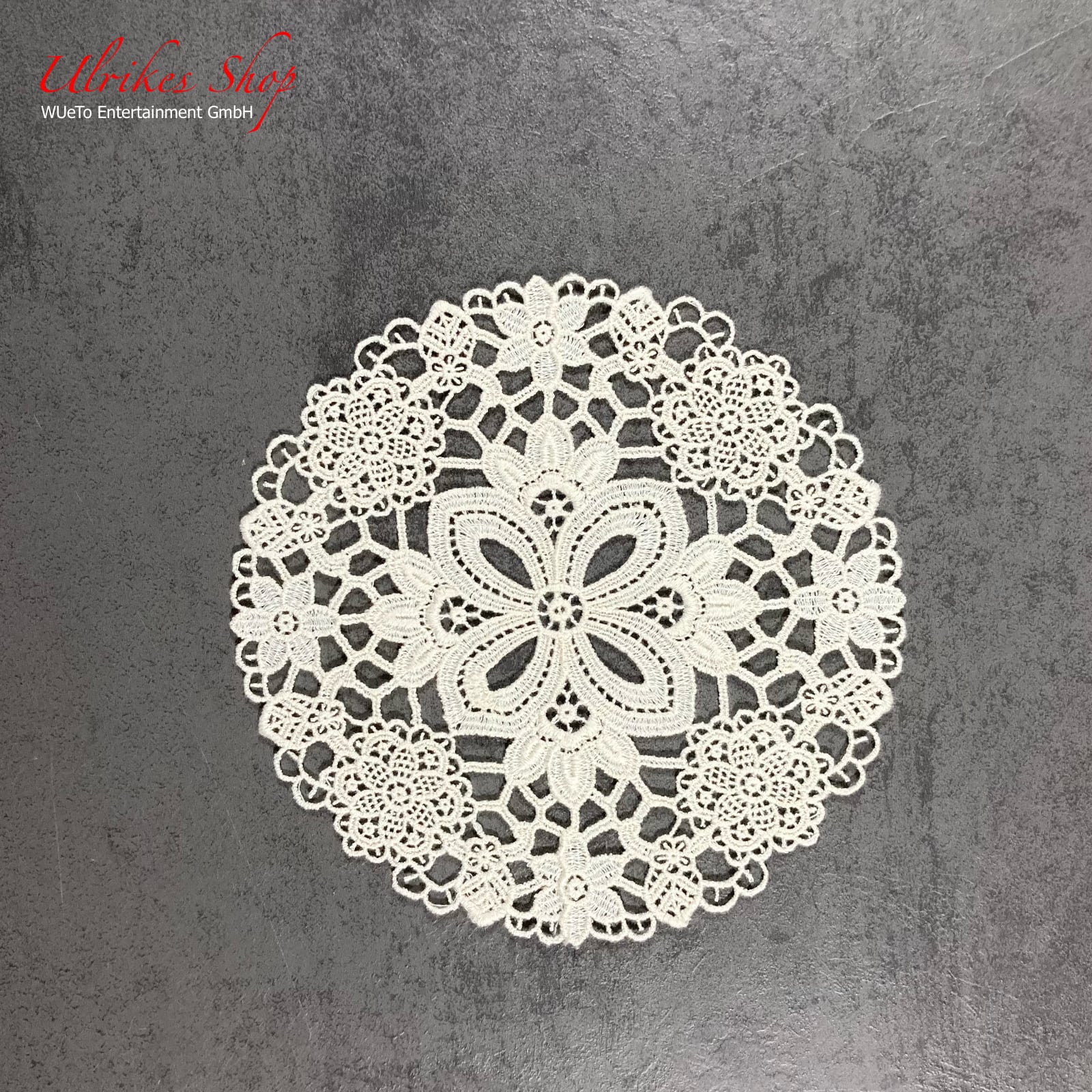 Echte Plauener Spitze - Deckchen ø 15cm Echte Plauener Spitze - Deckchen ø 15cm