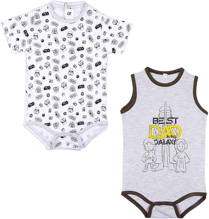 CERDÁ Baby Body Star Wars II 2er Pack Größe 80 CERDÁ Baby Body Star Wars II 2er Pack Größe 80