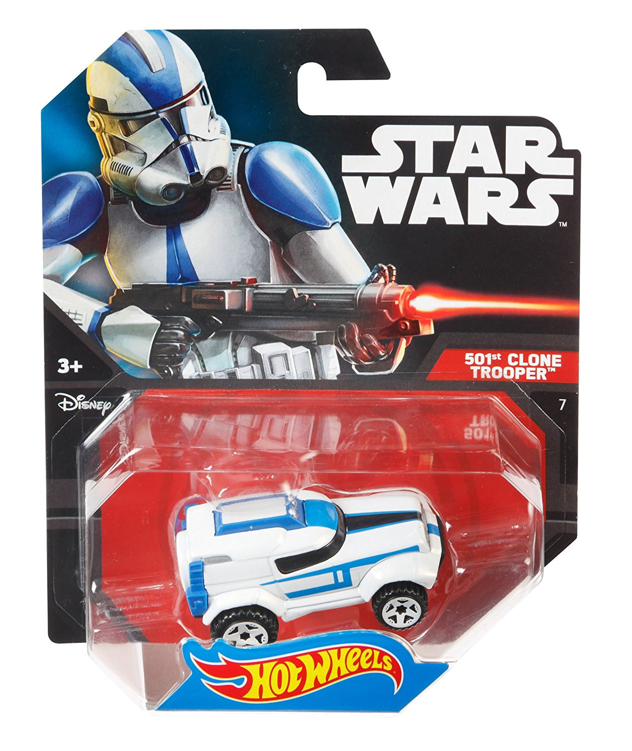 temp1313 Hot Wheels Star Wars 501st Clone Trooper Character Car
