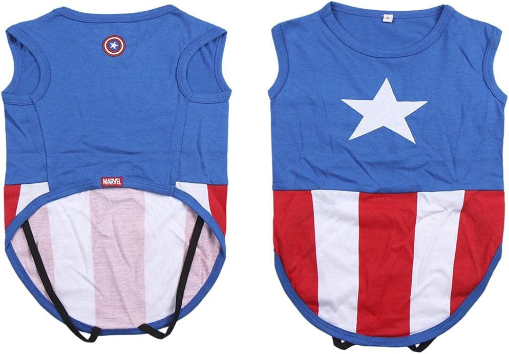 Hunde T Shirt M Marvel Captain America/Avengers Hundeshirt Hunde T Shirt M Marvel Captain America/Avengers Hundeshirt