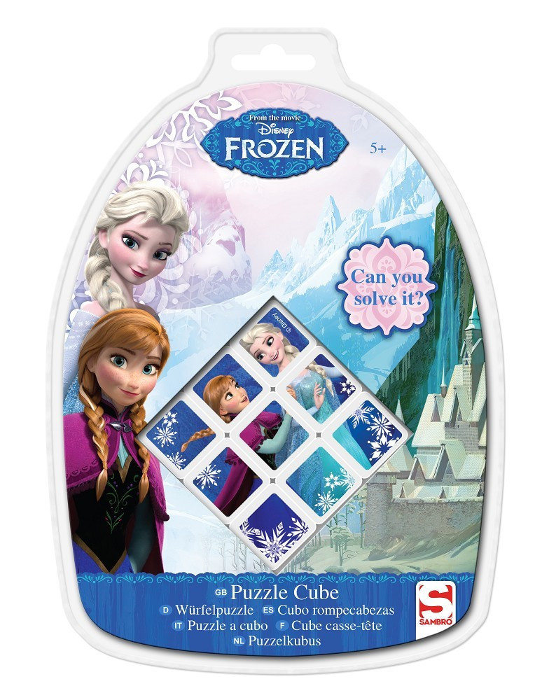 temp833 Disney Frozen Puzzle Würfel, Würfelpuzzle