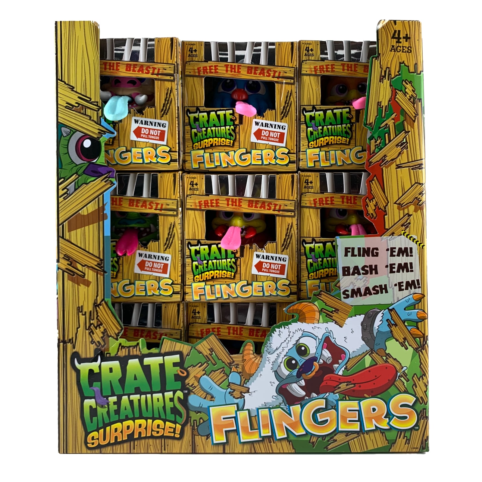 alle_creaturen_in_kiste Crate Creatures Surprise Flingers Entfessle das Biest