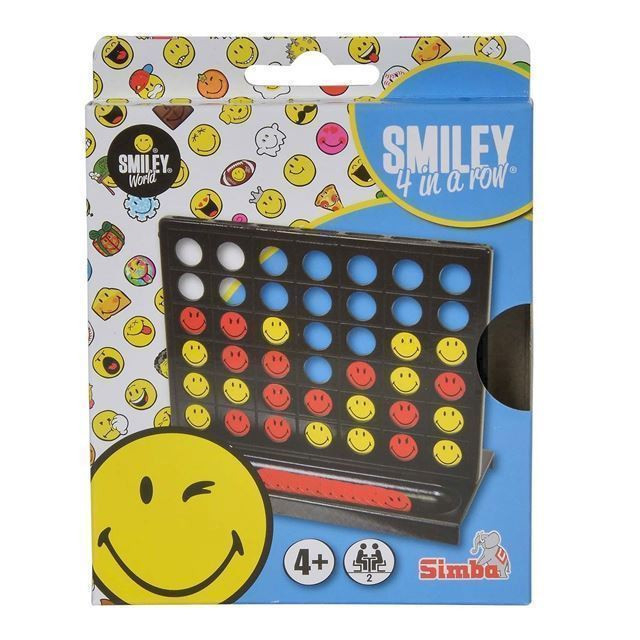 temp2051 Reisespiel Smiley vier in einer Reihe Strategiespiel