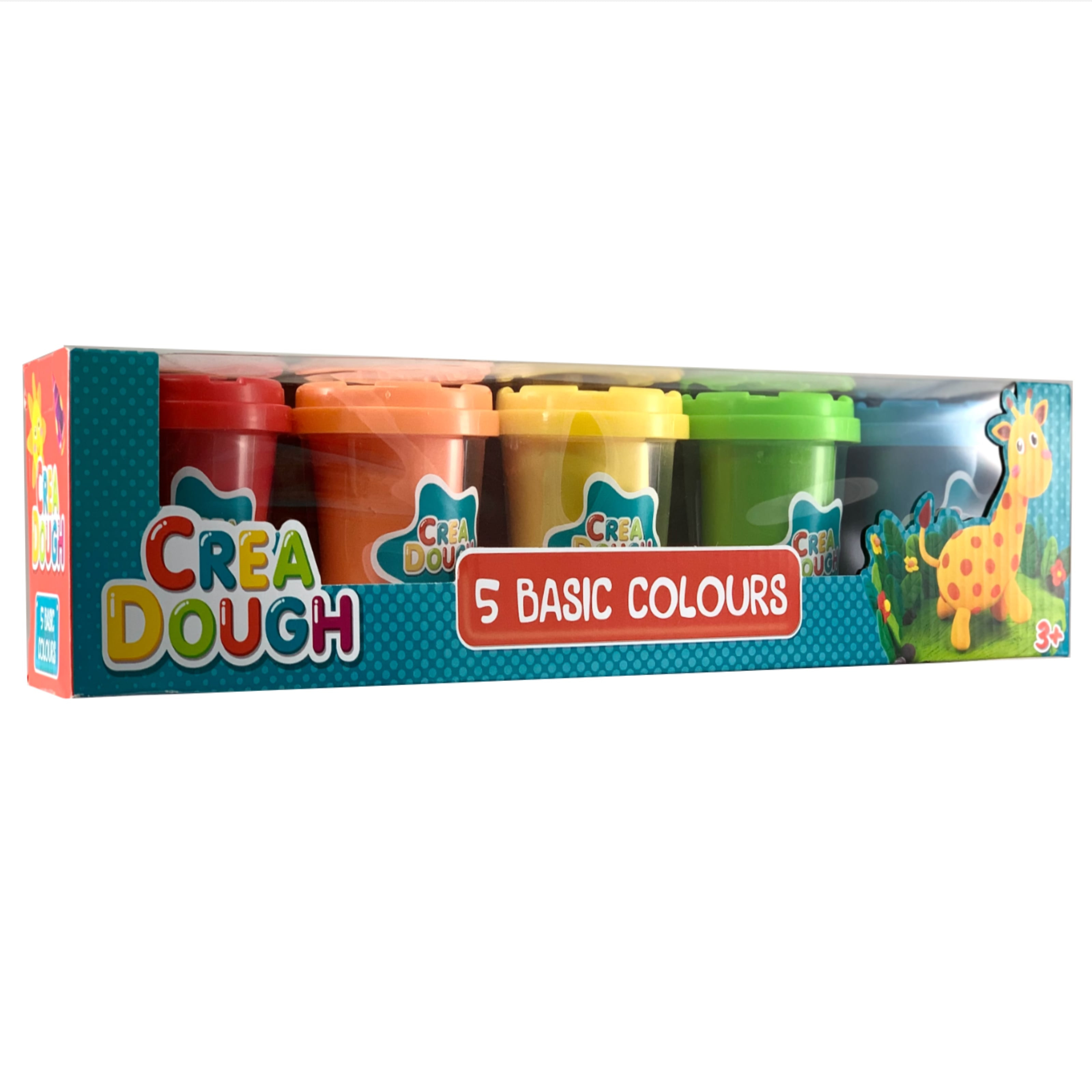 Crea Dough 5er Pack Kinderknete Knetset