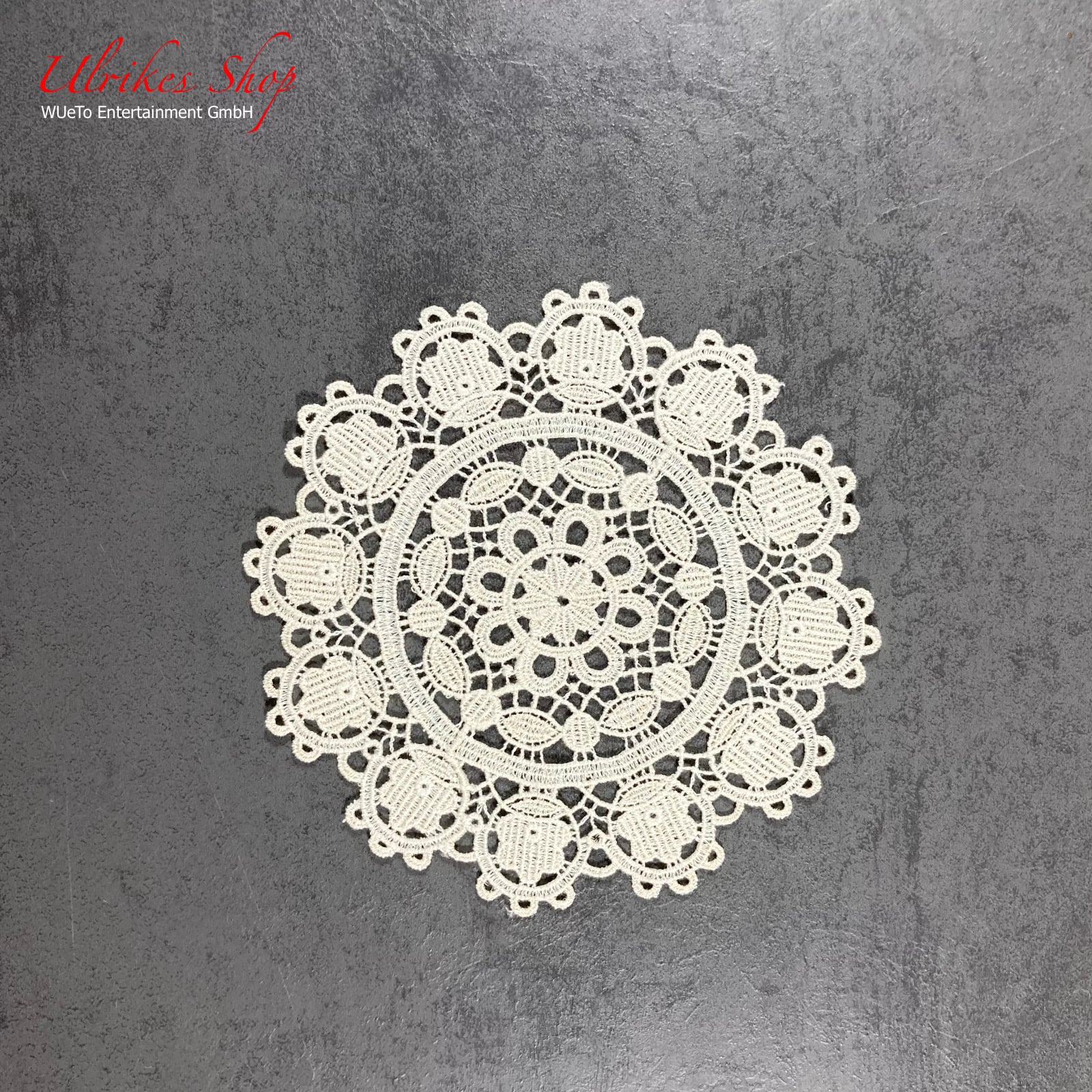 Echte Plauener Spitze - Deckchen ø 15cm Echte Plauener Spitze - Deckchen ø 15cm