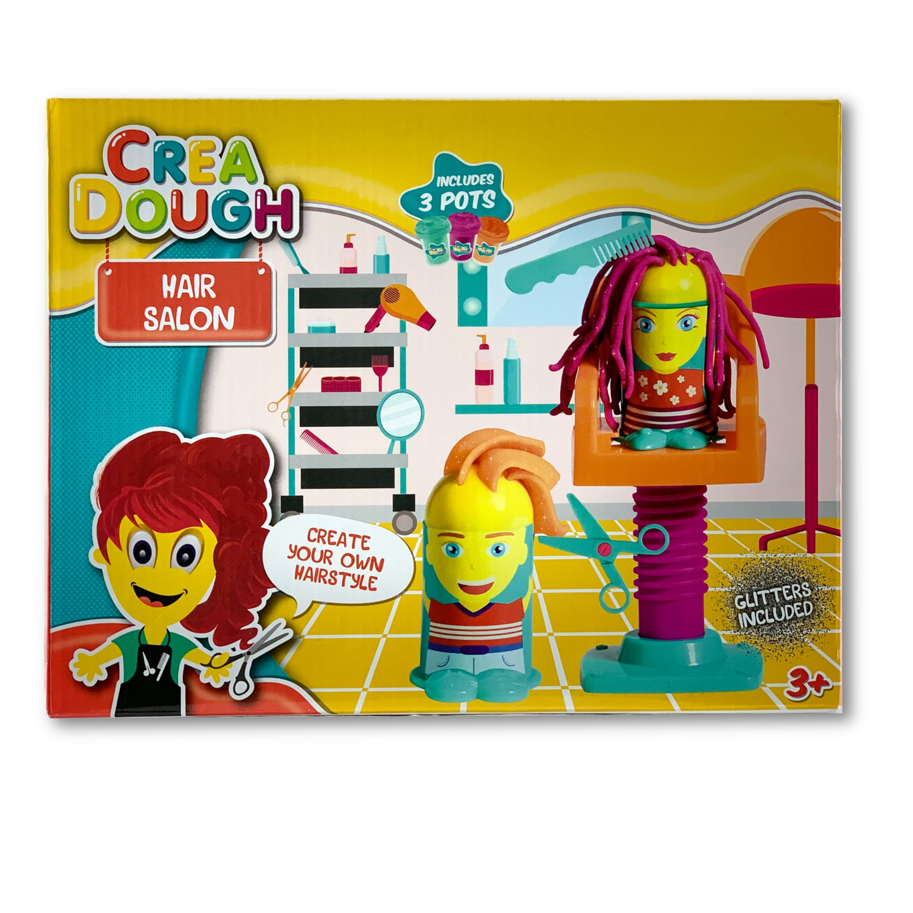 temp2510 Crea Dough Frisör Salon Knete Kinderknete