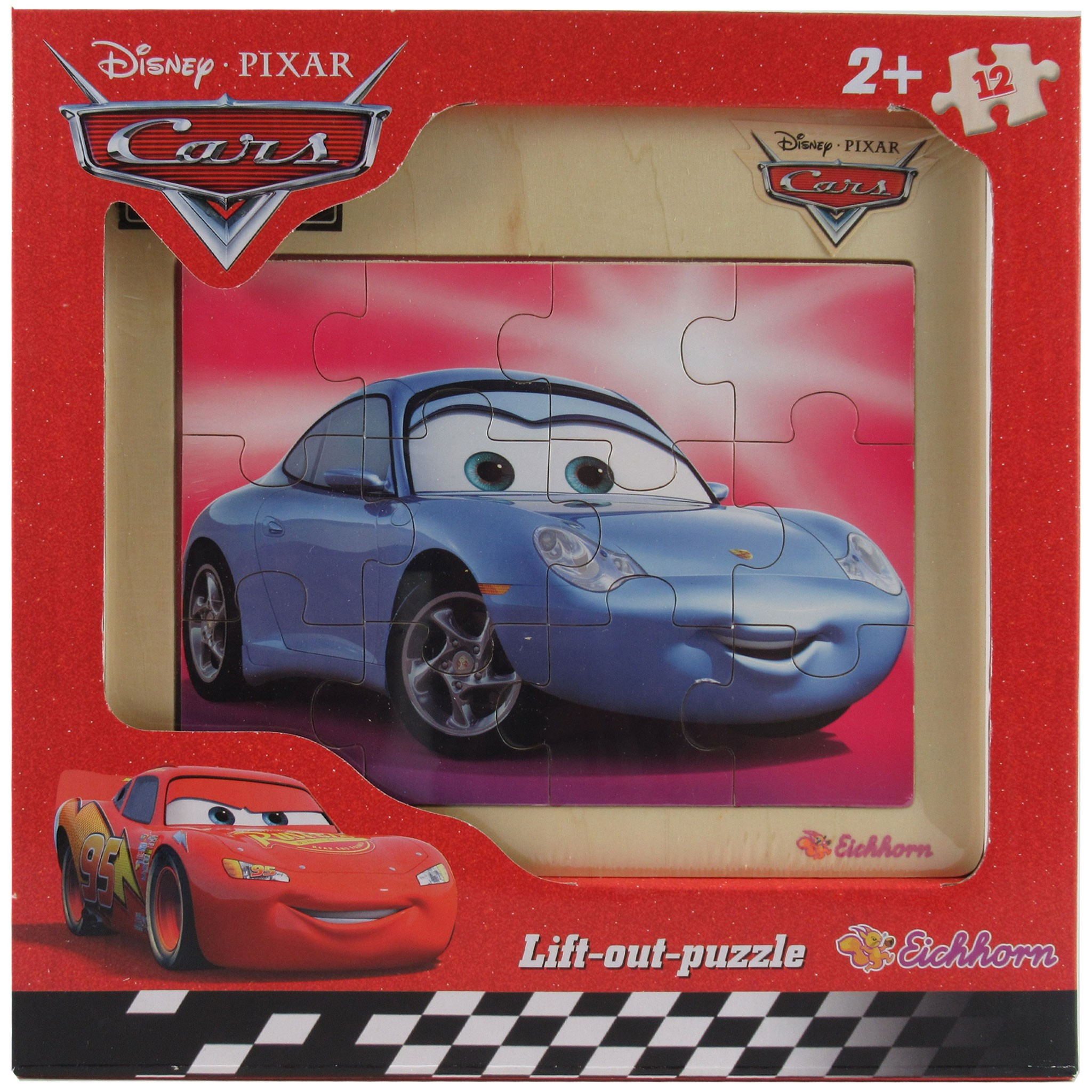 temp1153 Disney CARS Holzpuzzle von Eichhorn 12 tlg. - Sally Carrera