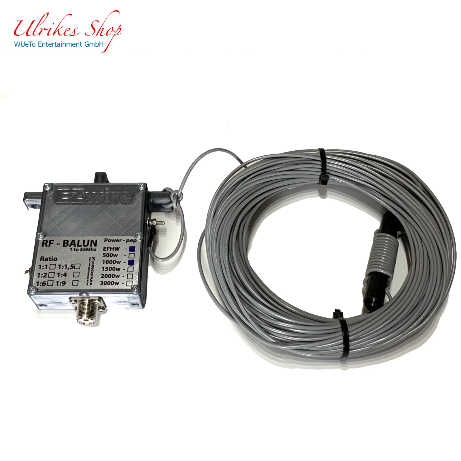 EZWire EFHW Antenne 80m-10m kein Tuner erforderlich EZWire EFHW Antenne 80m-10m kein Tuner erforderlich