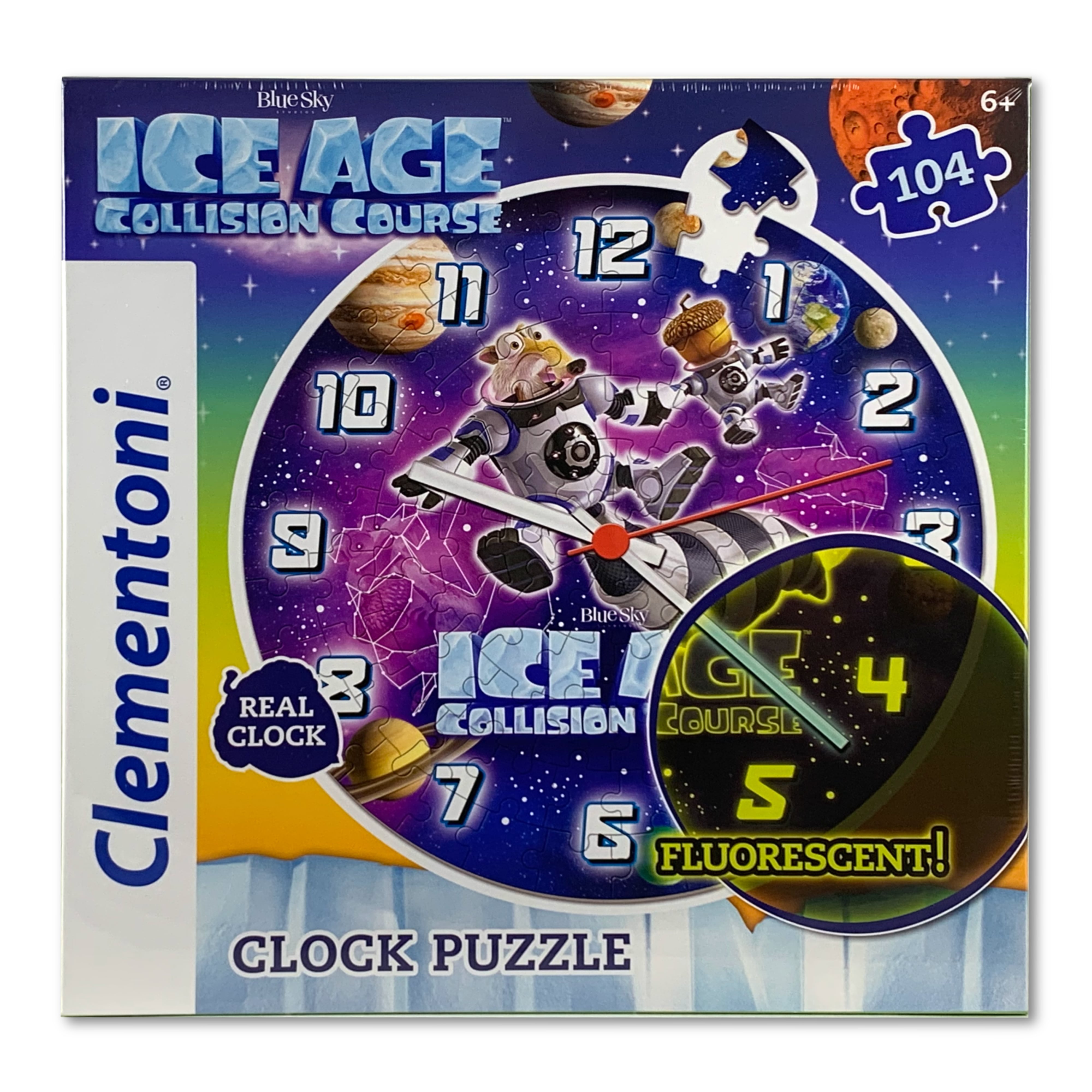ice_age_clock_puzzle_1 Clementoni Ice Age Puzzle Uhr Kinderuhr