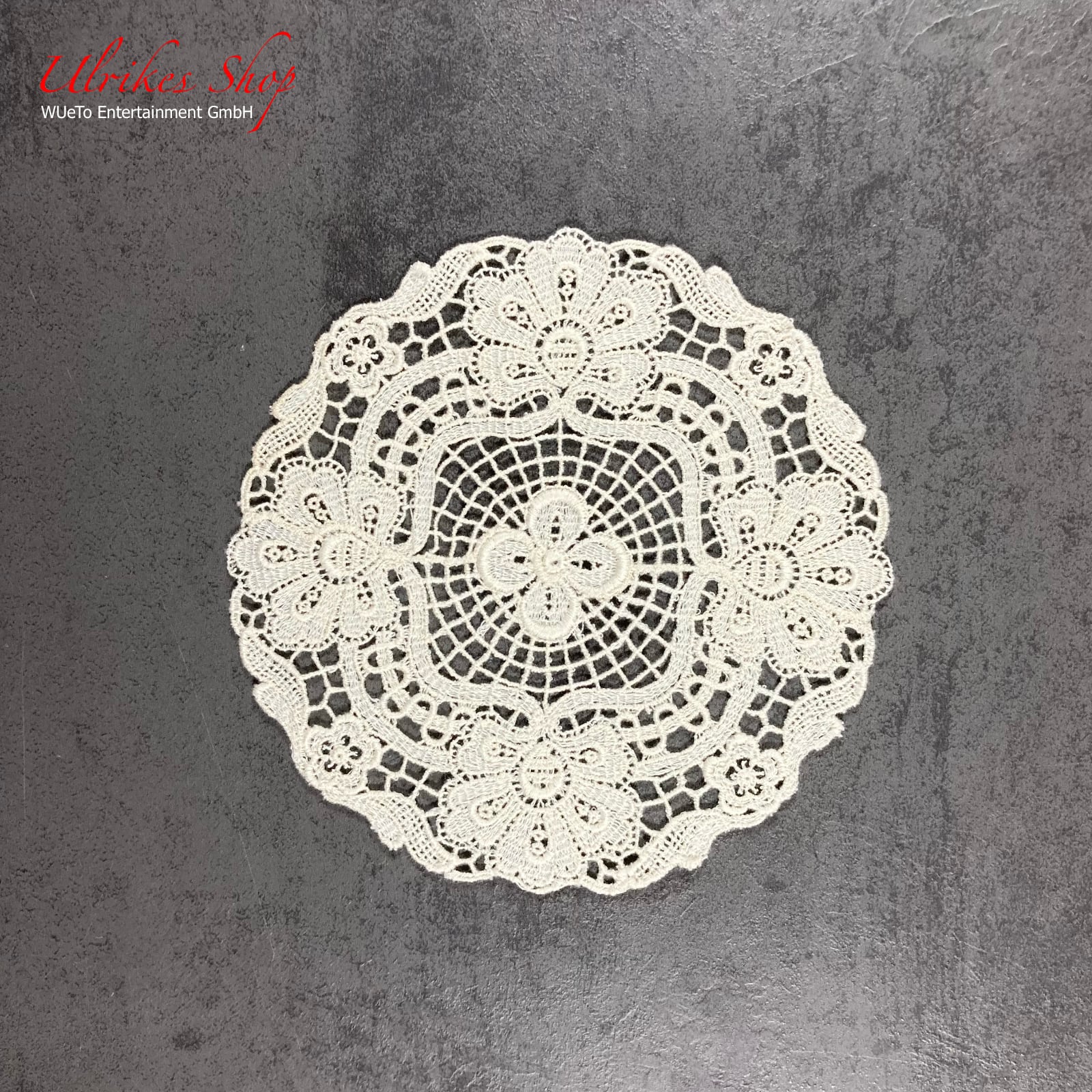 Echte Plauener Spitze - Deckchen ø 14cm Echte Plauener Spitze - Deckchen ø 14cm