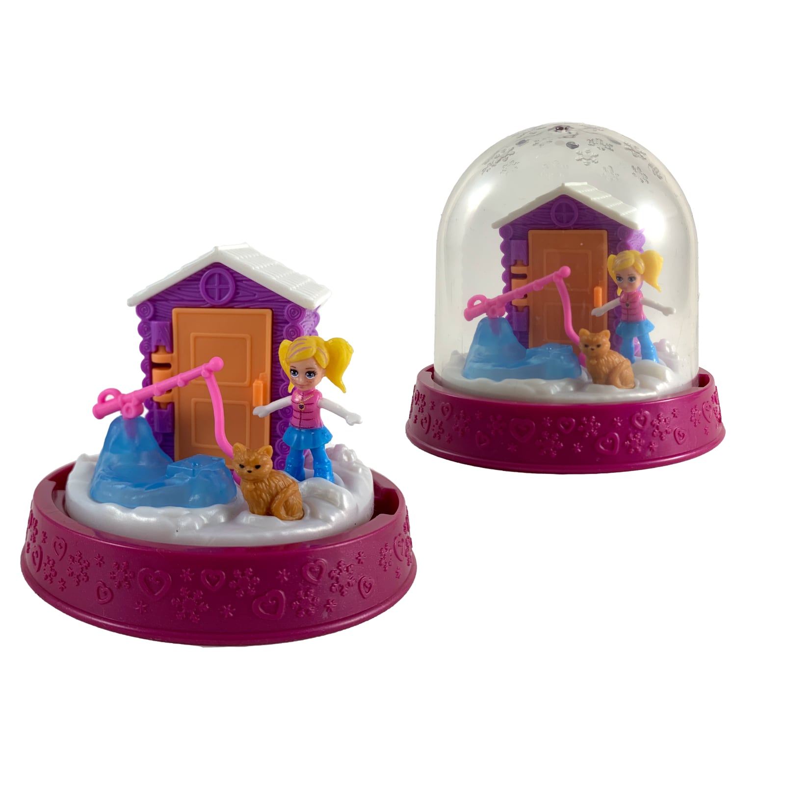polly_pocket_GNG66_1 Polly-Pocket Mattel Mini - Kugel Polly beim Eisfischen